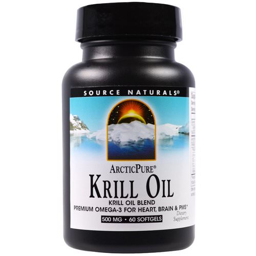 Source Naturals, ArcticPure, Krill Oil, 500 mg, 60 Softgels فوائد