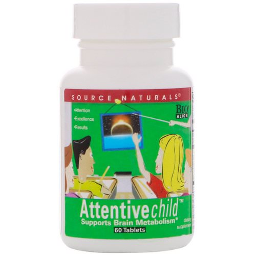 Source Naturals, Attentive Child, 60 Tablets فوائد
