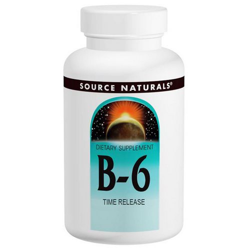 Source Naturals, B-6, 500 mg, 100 Tablets فوائد