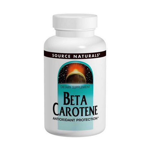 Source Naturals, Beta Carotene, 25,000 IU, 250 Softgels فوائد