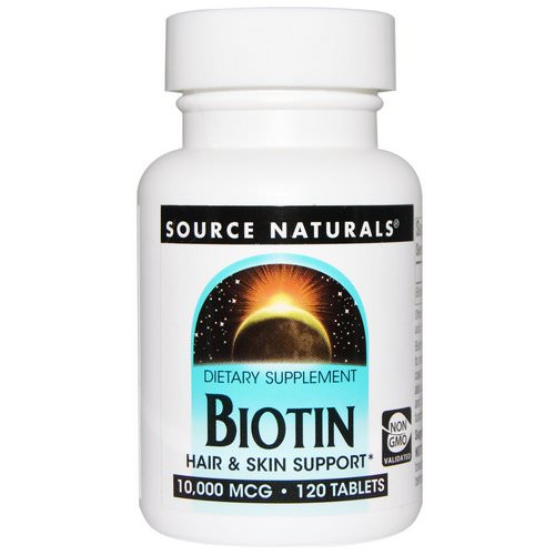 Source Naturals, Biotin, 10,000 mcg, 120 Tablets فوائد