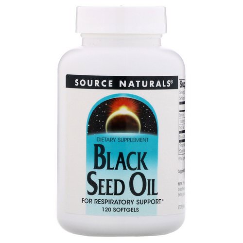 Source Naturals, Black Seed Oil, 120 Softgels فوائد