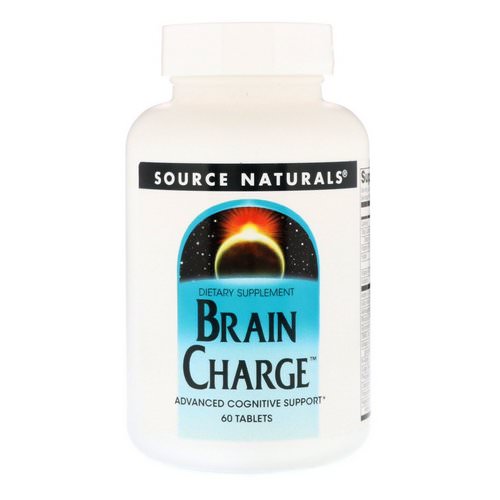 Source Naturals, Brain Charge, 60 Tablets فوائد
