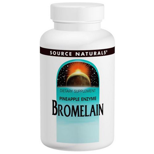 Source Naturals, Bromelain, 2,000 GDU/g, 500 mg, 60 Capsules فوائد