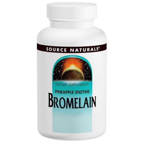 Source Naturals, Bromelain, 2000 GDU/g, 500 mg, 60 Tablets فوائد