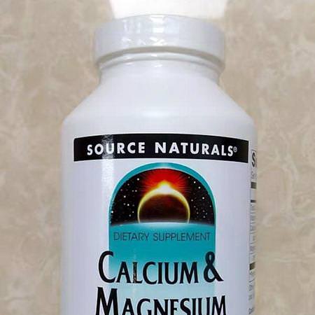 Source Naturals, Calcium & Magnesium, 300 mg, 250 Tablets:الكالسي,م ,المعادن