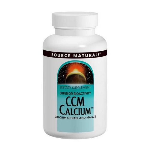 Source Naturals, CCM Calcium, 300 mg, 120 Tablets فوائد