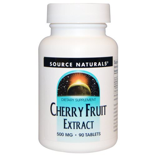 Source Naturals, Cherry Fruit Extract, 500 mg, 90 Tablets فوائد