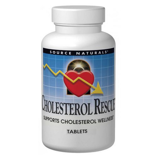 Source Naturals, Cholesterol Rescue, 60 Tablets فوائد