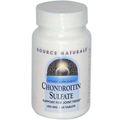 Source Naturals, Chondroitin Sulfate, 400 mg, 60 Tablets فوائد