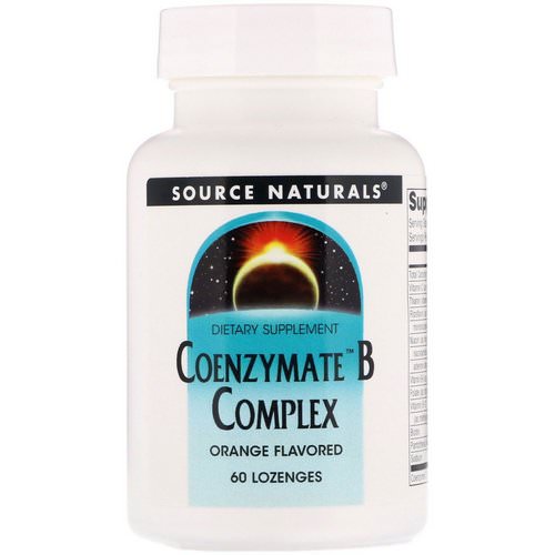 Source Naturals, Coenzymate B Complex, Orange Flavored, 60 Lozenges فوائد