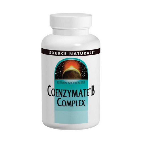 Source Naturals, Coenzymate B Complex, Peppermint Flavored Sublingual, 60 Tablets فوائد