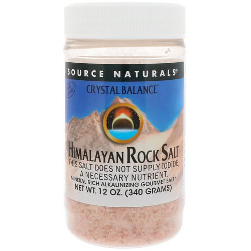 Source Naturals, Crystal Balance, Himalayan Rock Salt, Fine Grind, 12 oz (340 g) فوائد