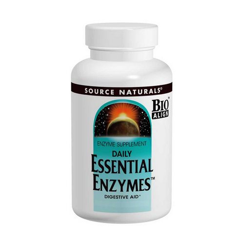 Source Naturals, Daily Essential Enzymes, 500 mg, 240 Capsules فوائد