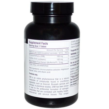 Source Naturals, DIM, (Diindolylmethane), 100 mg, 120 Tablets:DIM, صحة المرأة