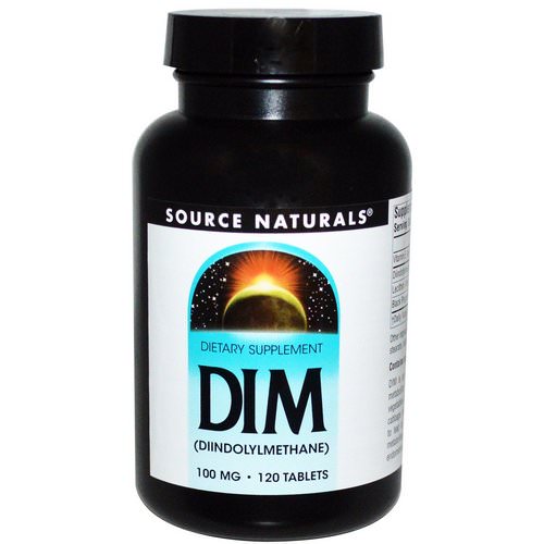 Source Naturals, DIM, (Diindolylmethane), 100 mg, 120 Tablets فوائد