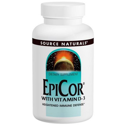 Source Naturals, EpiCor with Vitamin D-3, 500 mg, 30 Capsules فوائد