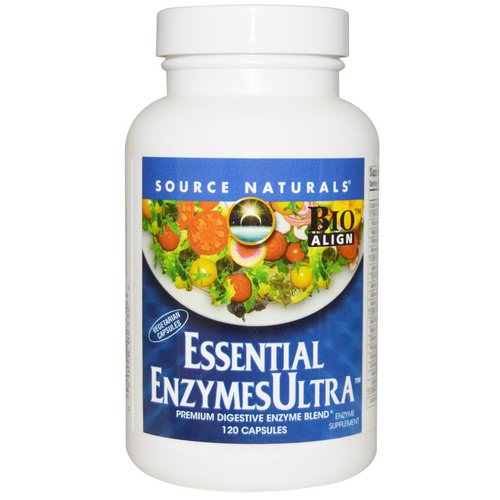 Source Naturals, Essential Enzymes Ultra, 120 Capsules فوائد