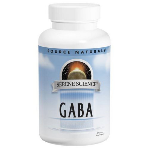 Source Naturals, GABA, 750 mg, 180 Capsules فوائد