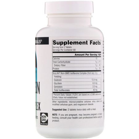 Source Naturals, Genistein Soy Complex, 1,000 mg, 120 Tablets:دعم الهرم,نات النسائية, باث