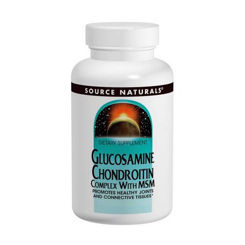 Source Naturals, Glucosamine Chondroitin Complex with MSM, 120 Tablets فوائد