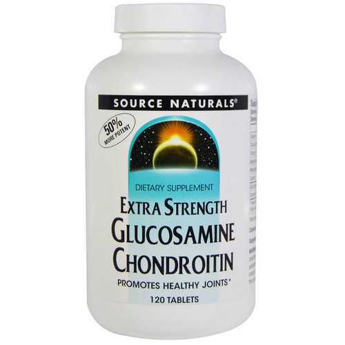 Source Naturals, Glucosamine Chondroitin, Extra Strength, 120 Tablets فوائد