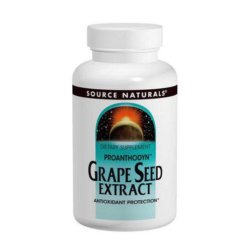 Source Naturals, Grape Seed Extract, Proanthodyn, 100 mg, 120 Capsules فوائد