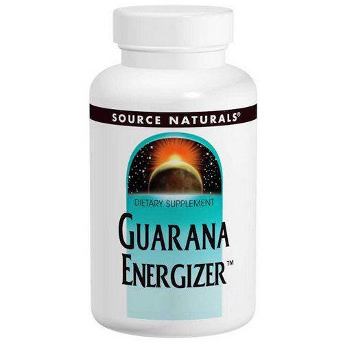 Source Naturals, Guarana Energizer, 900 mg, 60 Tablets فوائد
