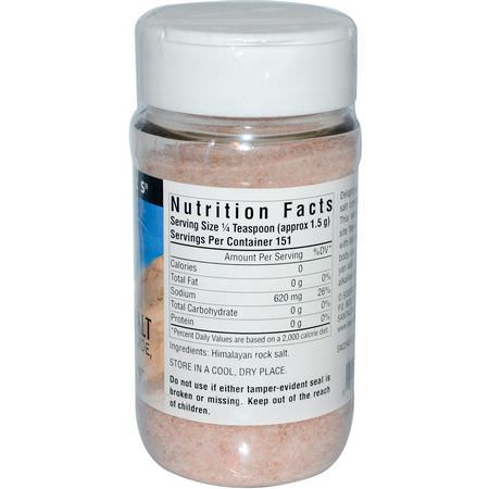 Source Naturals, Himalayan Rock Salt, 8 oz (227 g):ملح الهيمالايا ال,ردي