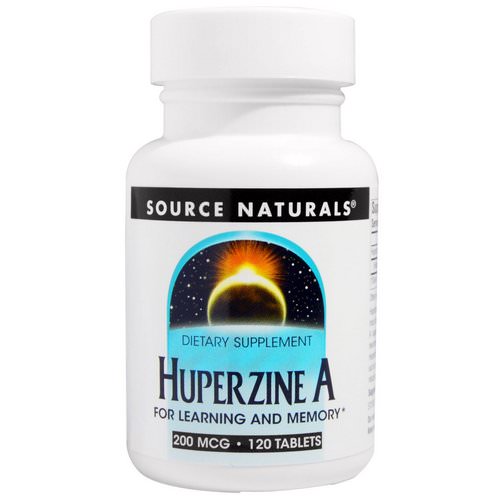 Source Naturals, Huperzine A, 200 mcg, 120 Tablets فوائد