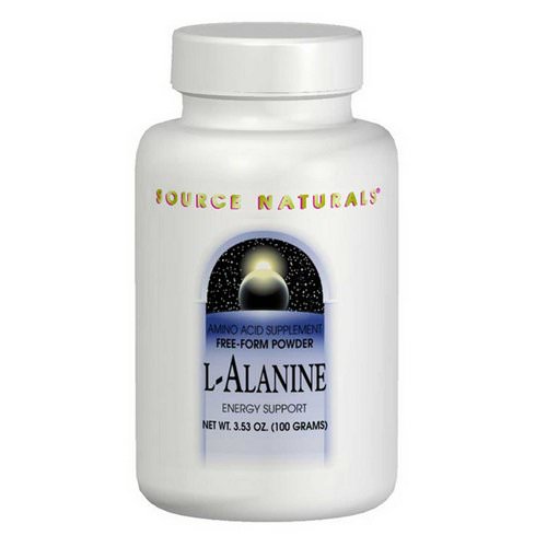 Source Naturals, L-Alanine, 3.53 oz (100 g) فوائد