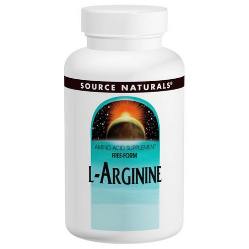 Source Naturals, L-Arginine, Free Form, 1000 mg, 100 Tablets فوائد
