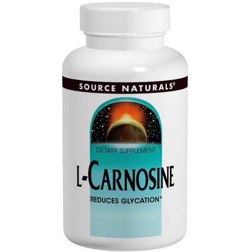 Source Naturals, L-Carnosine, 500 mg, 60 Tablets فوائد