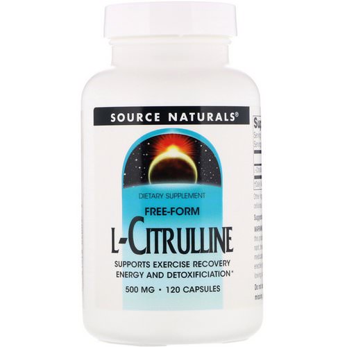 Source Naturals, L-Citrulline, 500 mg, 120 Capsules فوائد
