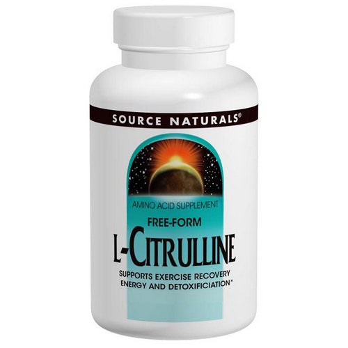 Source Naturals, L-Citrulline, Free-Form, 120 Tablets فوائد