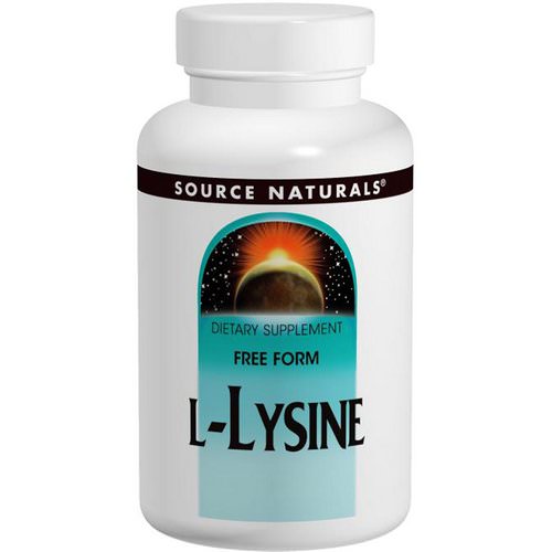 Source Naturals, L-Lysine, 1,000 mg, 100 Tablets فوائد