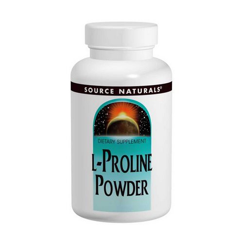 Source Naturals, L-Proline Powder, 4 oz (113.4 g) فوائد