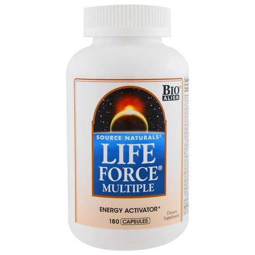 Source Naturals, Life Force Multiple, 180 Capsules فوائد