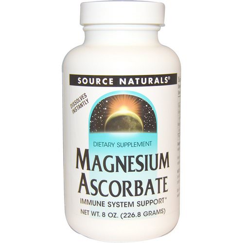 Source Naturals, Magnesium Ascorbate, 8 oz (226.8 g) فوائد