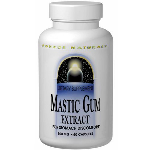 Source Naturals, Mastic Gum Extract, 60 Capsules فوائد