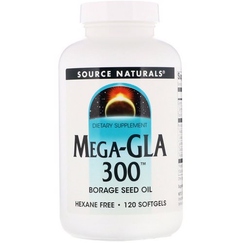 Source Naturals, Mega-GLA 300, 120 Softgels فوائد
