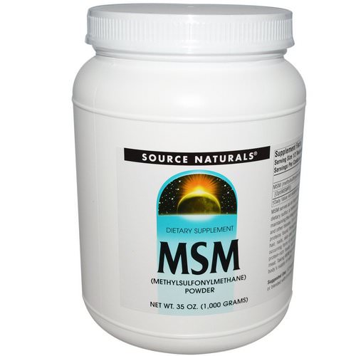 Source Naturals, MSM Powder, 2.2 lbs (1000 g) فوائد