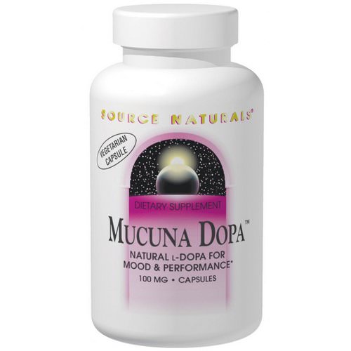 Source Naturals, Mucuna Dopa, 100 mg, 120 Capsules فوائد