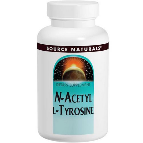 Source Naturals, N-Acetyl L-Tyrosine, 300 mg, 120 Tablets فوائد