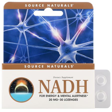 Source Naturals B3 Niacin NADH - NADH, B3 Niacin, فيتامين B, الفيتامينات