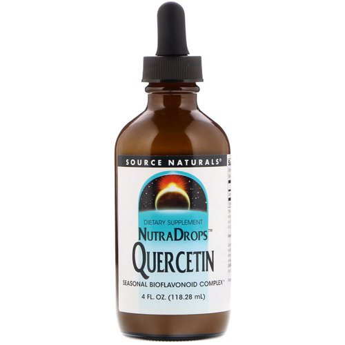 Source Naturals, NutraDrops Quercetin, 4 fl oz (118.28 ml) فوائد
