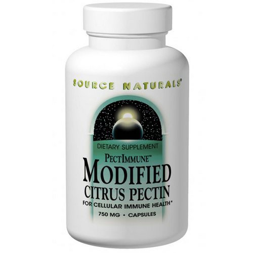 Source Naturals, PectImmune, Modified Citrus Pectin, 750 mg, 120 Capsules فوائد