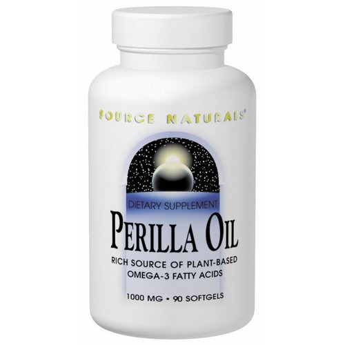 Source Naturals, Perilla Oil, 1000 mg, 90 Softgels فوائد