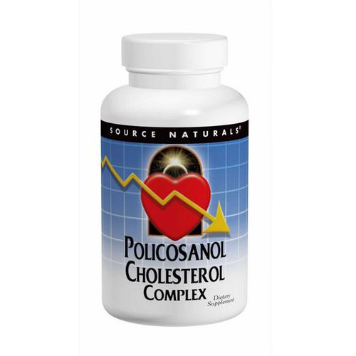 Source Naturals, Policosanol Cholesterol Complex, 60 Tablets فوائد
