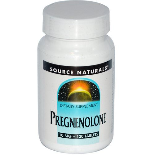 Source Naturals, Pregnenolone, 10 mg, 120 Tablets فوائد